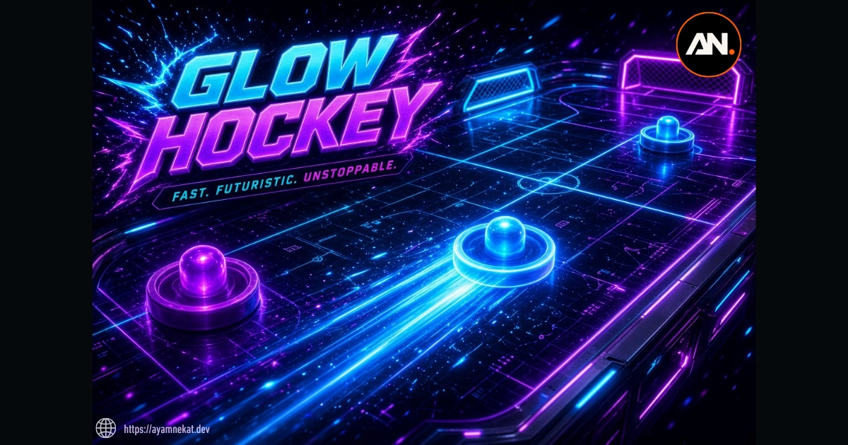 Glow Hockey Core Gameplay