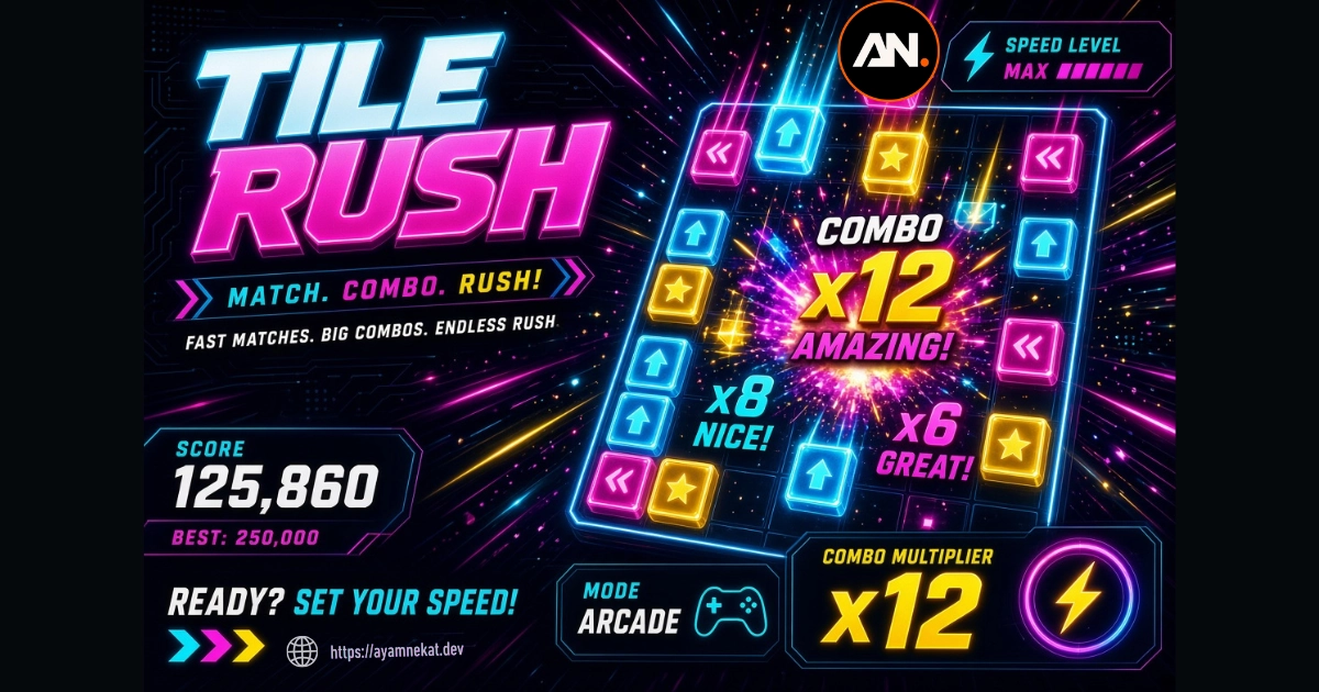 Tile Rush Core Gameplay